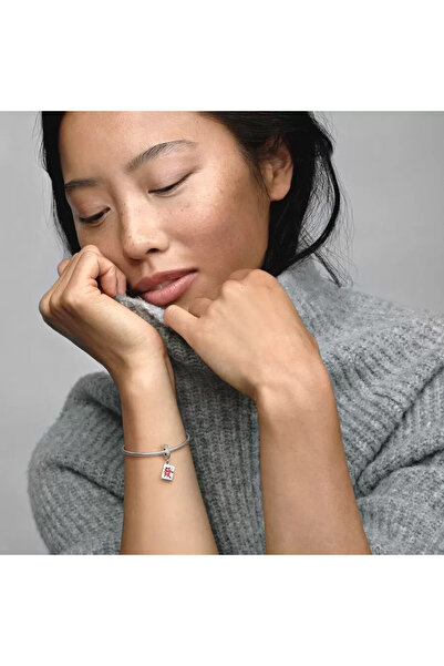 Bijuterii Nadiela 925 Silver Talisman, Charm for bracelets – Mahjong game