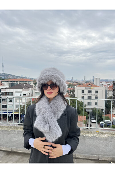 Mollycrush Women's Faux Fur Hat and Scarf Set – Soft Texture, Luxurious & Stylish Look for Cold Weather