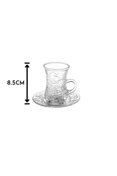 Dania Luxury glass cup set - transparent touches exude elegance