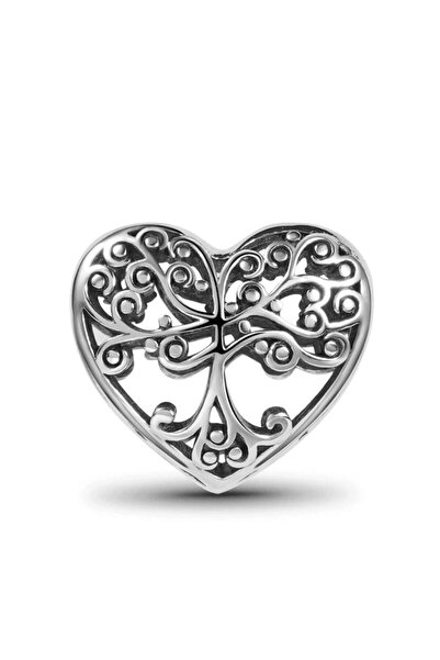 Bijuterii Nadiela Talisman Argint 925, Charm pentru bratari – Copacul inimii