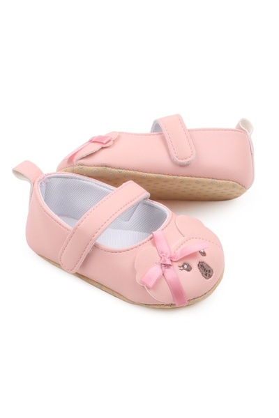 BebeNou Ροζ παπούτσια για κορίτσια - Sweety Teddy CSBJZ3158-1-VA3