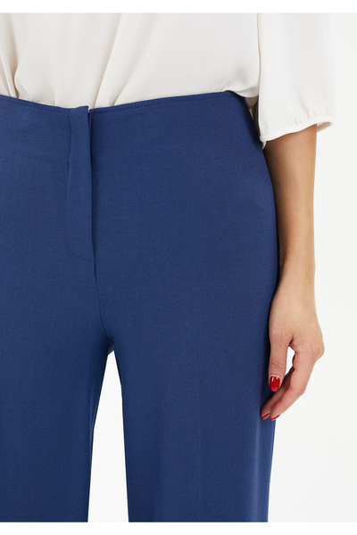 G-Line Wide Leg Maxi Length Fabric Pants