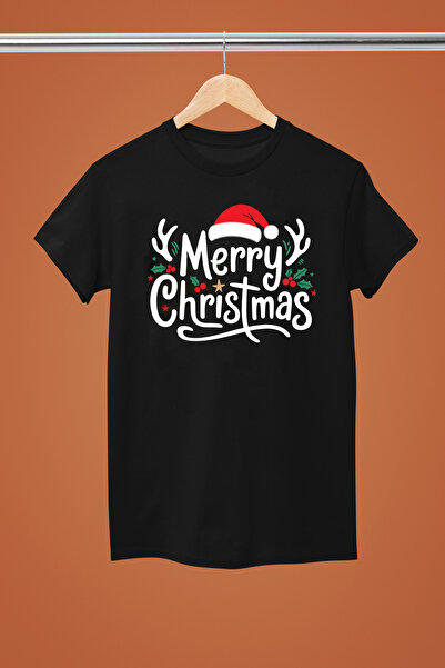 MAGORS Christmas Merry Christmas Printed 100% Cotton Soft Texture Circular Ne...