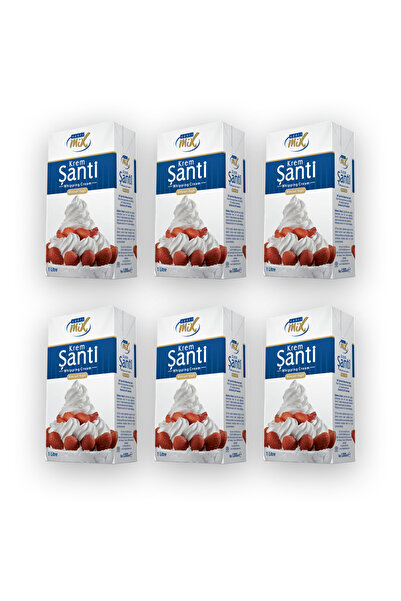 MİKS GIDA Şantimiks Şekerli Sıvı Şanti ( 1 L * 6 Ad. )