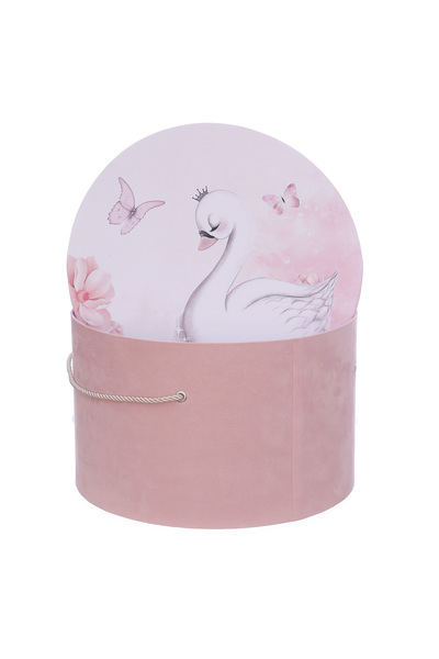 Recostore Cutie pentru transport trusou, model Lebada, roz pudrat, REC3322