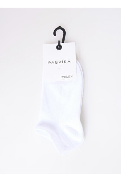 Fabrika Beyaz Kadın Patik Çorap K.A.PATİK