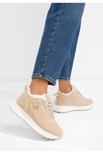 B T Shoes Sneakers dama imblaniti Lavega V4 bej