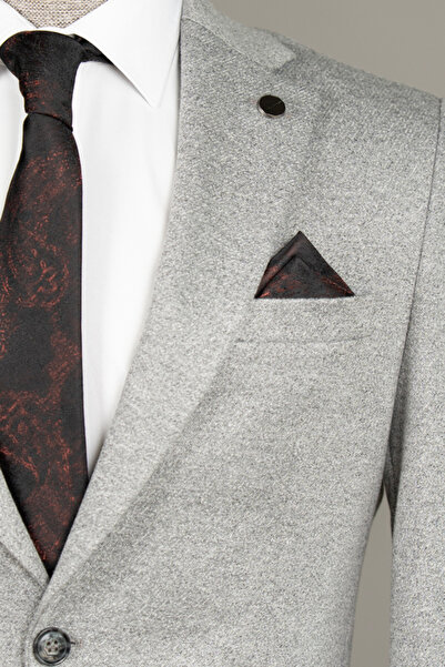 Terziayhan Tailor Ayhan Slim Fit Mono Collar Classic Jacket