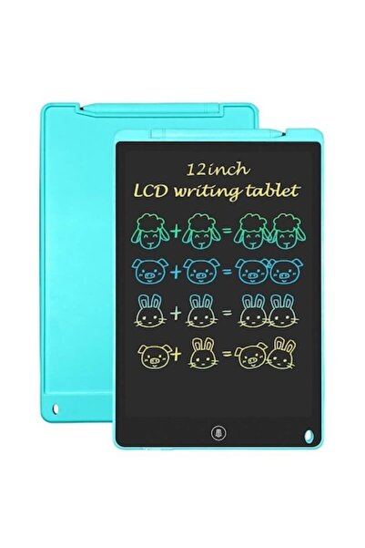 Edman Tabletă grafică TB-12 LCD multicolor de 12 inci, albastră