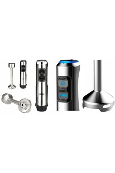 Zilan Blender de mână ZLN-3994, 1200W, 15 viteze, funcție Turbo, oțel inoxidabil