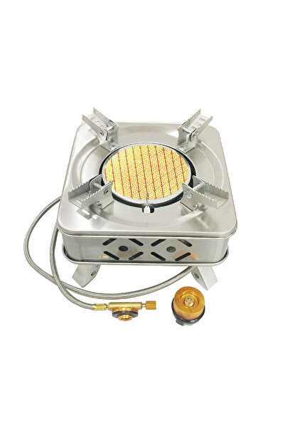 Generic موقد غاز تخييم محمول يعمل بالأشعة تحت الحمراء للاستخدام الخارجي 0168 ...