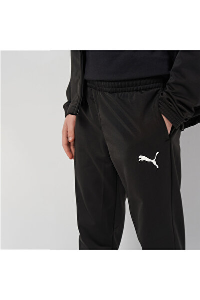 Puma Team Rise Çocuk Siyah Eşofman Takımı