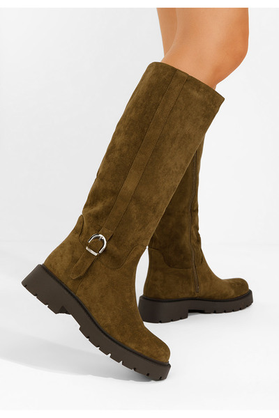 B T Shoes Ψηλές μπότες Sinoma χακι