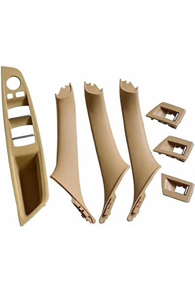 Edman Set mânere interioare ușă față/spate BMW Seria 5 F10/F11 2009-2017, crem