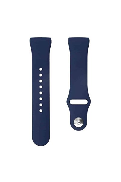 Edman Curea din silicon moale pentru Fitbit Charge 3/4/3SE, S, albastru închis