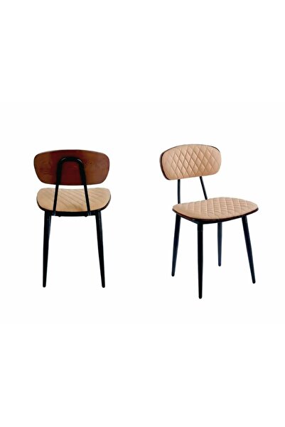 NZONE STORE Modern leather bar stool with padded seat and premium leather, me...