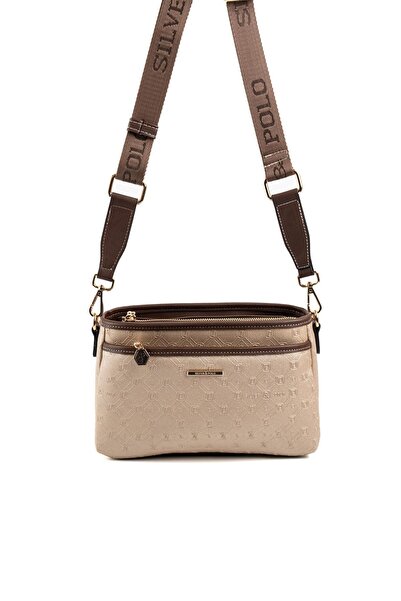 Silver Polo Silver & Polo Nut - Brown Sp1184 Women's Crossbody Bag