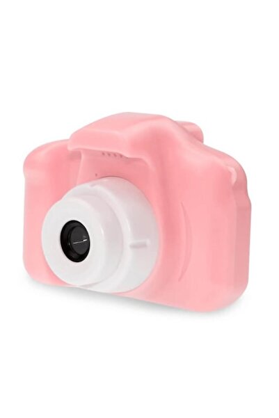 Edman Mini cameră pentru copii, LCD de 2,0", Micro SD, unghi larg de 140°, rezistentă la apă, roz