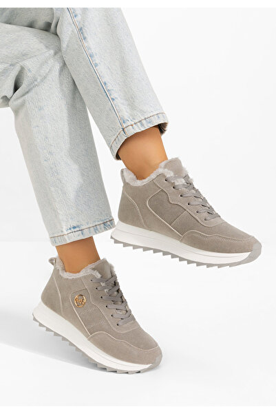 B T Shoes Lavega V4 gray soft women's sneakers