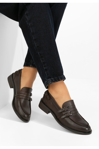 B T Shoes Women's loafers Norisa brown