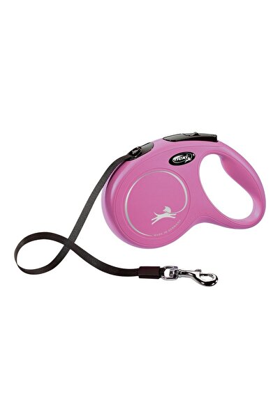 Flexi Lesă pentru câini NEW CLASSIC 5m roz, mărimea M