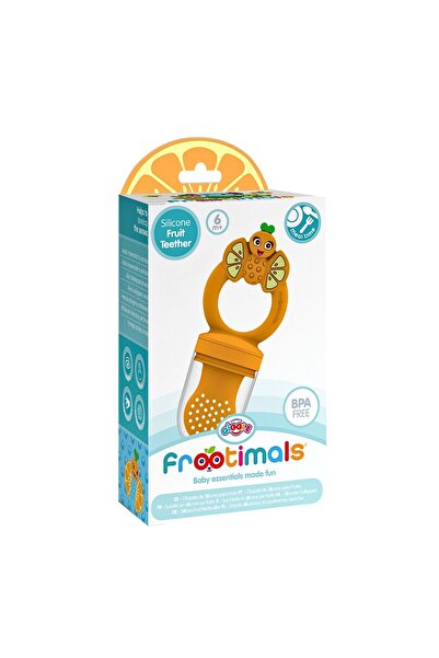 FROOTIMALS Suzetă din silicon OrangieFly Fruit