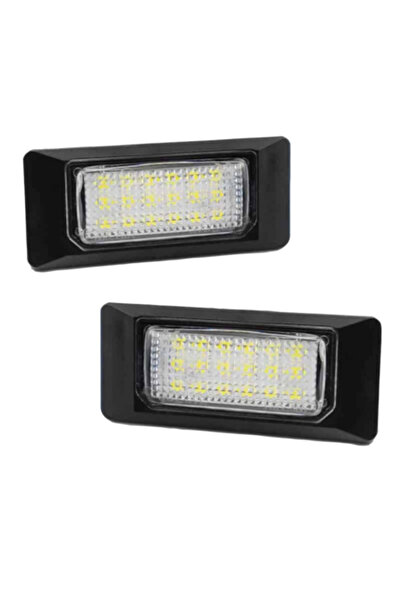 Edman Set de 2 lumini LED pentru plăcuța de înmatriculare pentru Volkswagen, ...
