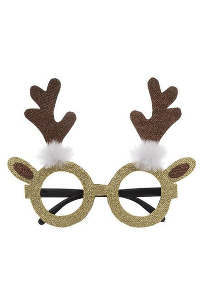 Other PAHARE DE CRĂCIUN Reni aurii UȘOARE din plastic