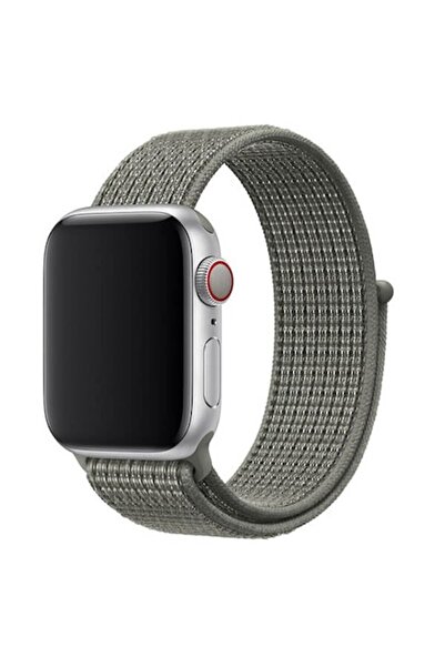 Edman Curea din nailon textil pentru Apple Watch (42/44/45/49 mm) — Gri