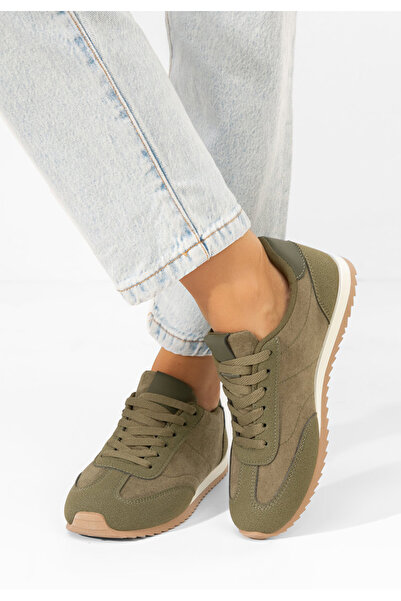 B T Shoes Teniși dama Crinea verzi