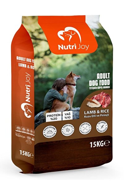 Kuzu Etli Pirinçli Yetişkin Köpek Maması 15kg