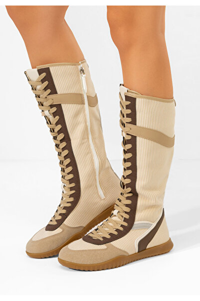 B T Shoes Tenisi inalti dama Daine V2 kaki