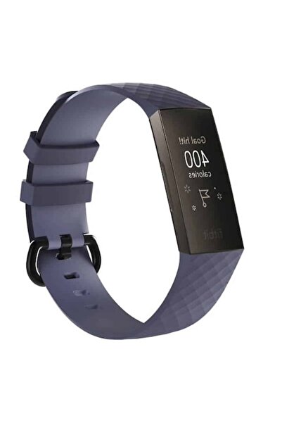 Edman Curea pentru Fitbit Charge 3 / 4, mărimea L, albastru închis