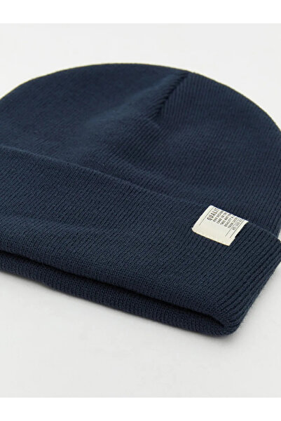 LC Waikiki Label Printed Men's Knitwear Beret