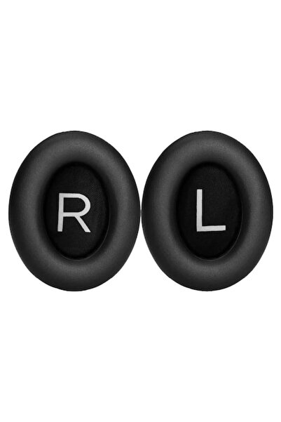 Edman Set of 2 earpads for Bose 700 Wireless Noise Cancelling, Faux Leather, Black