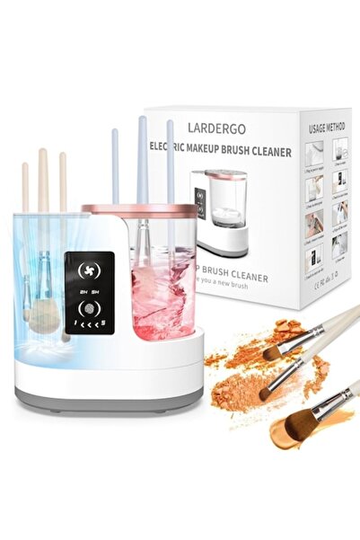 ömya Aparat Electric Curatare Si Uscare Pensule Machiaj, 3 In 1, Display LCD, Curatare Automata, Temporiz