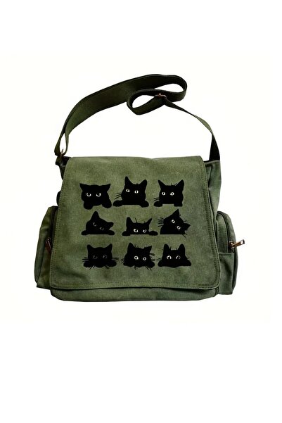 Toum Geantă unisex cu imprimeu Black Cat Seriouse