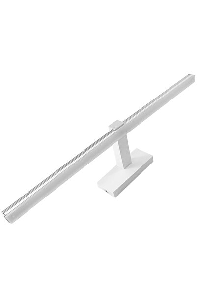 Aptel Wall lamp, LED light, cool white, 12W, steel+aluminum, white, 50.5x8.4 cm