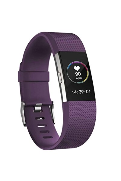 Edman Curea de schimb pentru Fitbit Charge 2, mărimea L, violet (Mov237)