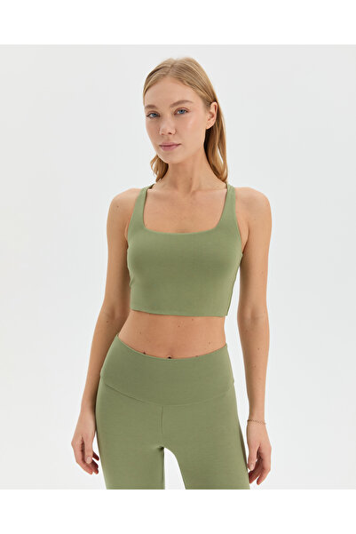 Ayma Active Matcha Swimmer Yoga Bra