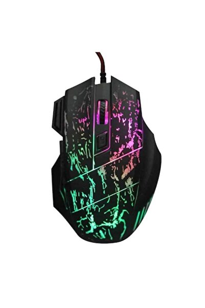 Edman Mouse de gaming USB luminos M850, negru