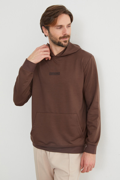 Fulla Moda Φούτερ με κουκούλα με στάμπα με κείμενο Look Beautiful