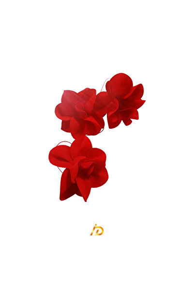 Ingrediente Dulci Slado – Waffle decoration – Red roses set 17770 – 3pcs.