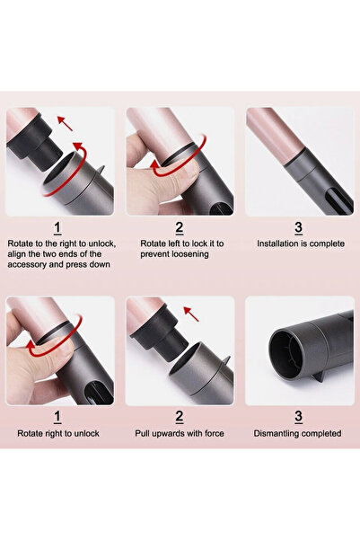 Deliny 6-in-1 Curling Iron – Fast Heating Hair Styler (6 Heads + Heat-Resistant Glove)