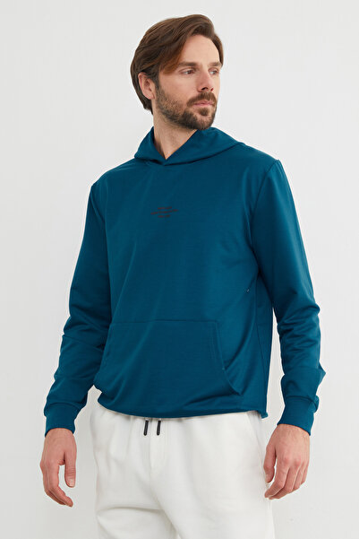 Fulla Moda Κείμενο εμπριμέ φούτερ με κουκούλα