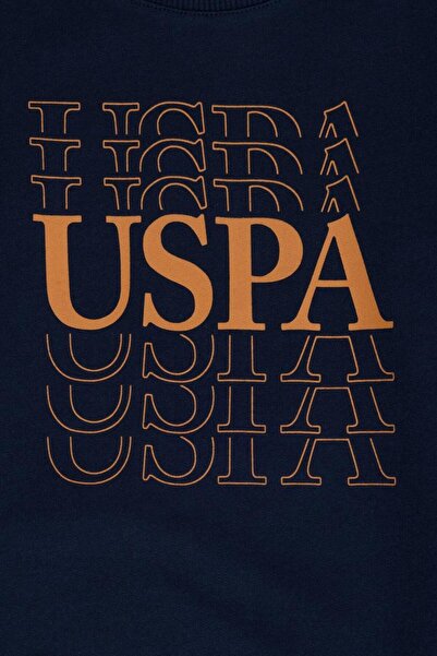 U.S. Polo Assn. Copil bleumarin guler rotund Swea tricou