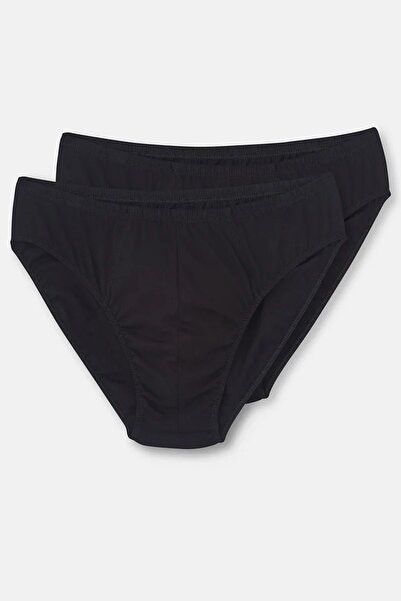 Dagi 1191 Chiloți pentru bărbați, 2 piese, 100% bumbac-negri