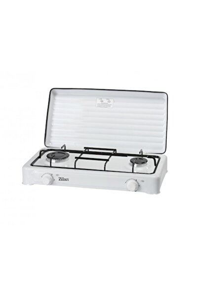 Zilan Aragaz ZLN-0025, alimentare cu butelie GPL, 2 arzătoare, alb