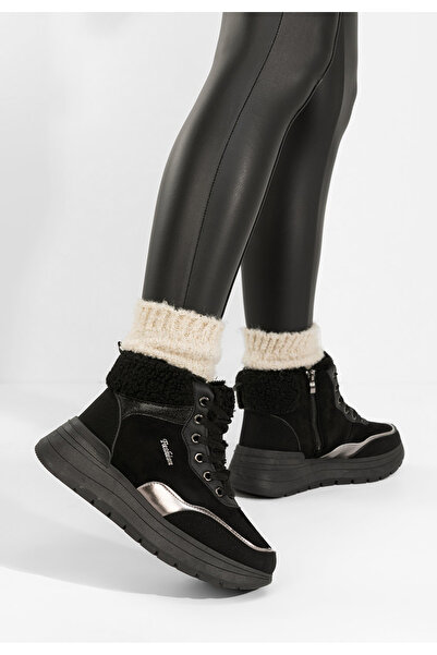 B T Shoes Sneakers dama imblaniti Lisaia negri