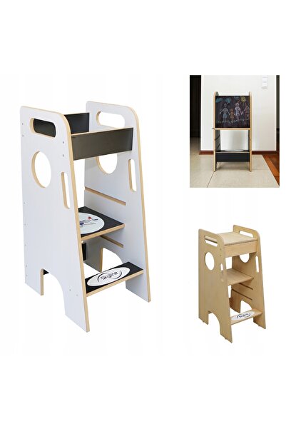 Other Kitchen helper for children 2 in 1 Wooden Table and Chair